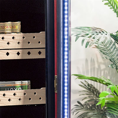 良い値段 オートマティック湿化 固形木の赤色 電気葉巻冷却機 鍵付き湿気器 オンライン